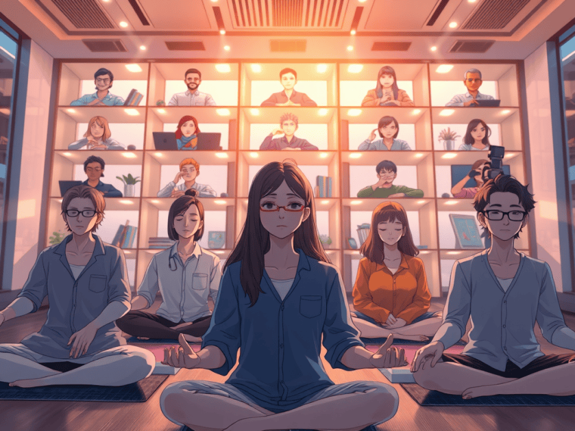 A meditation group to boost PhD mental health and help create cohesive communities. 